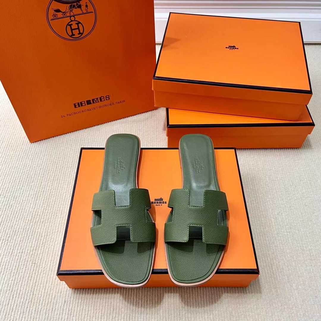 에르메스 올수공 오란 슬리퍼 샌들 앱송 40